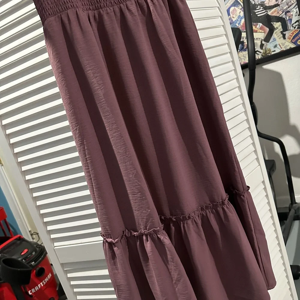 Bellamie Long Sleeve Plum Dress - Picture 5 of 9